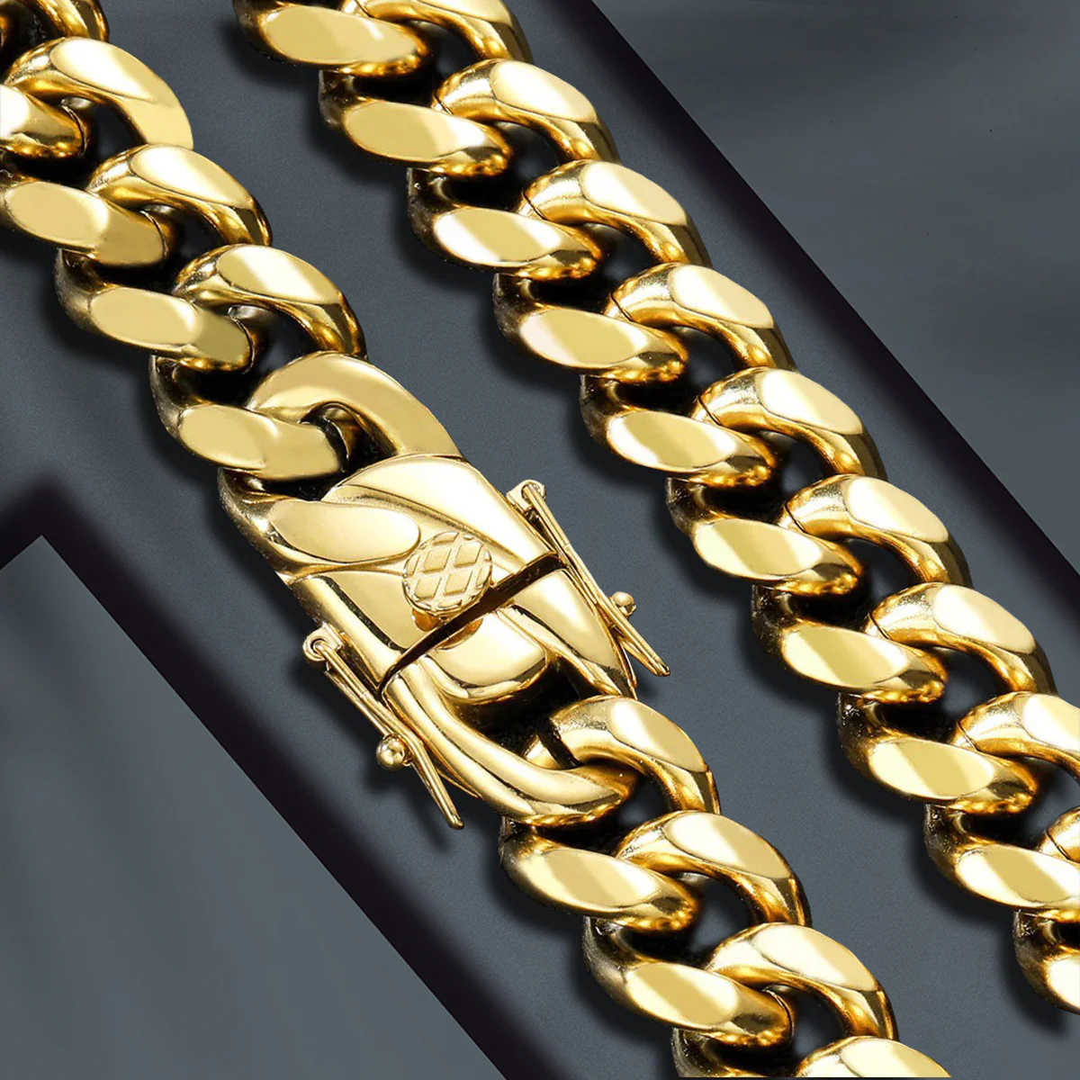 14mm 14K Gold Miami Cuban Chain - Image 3