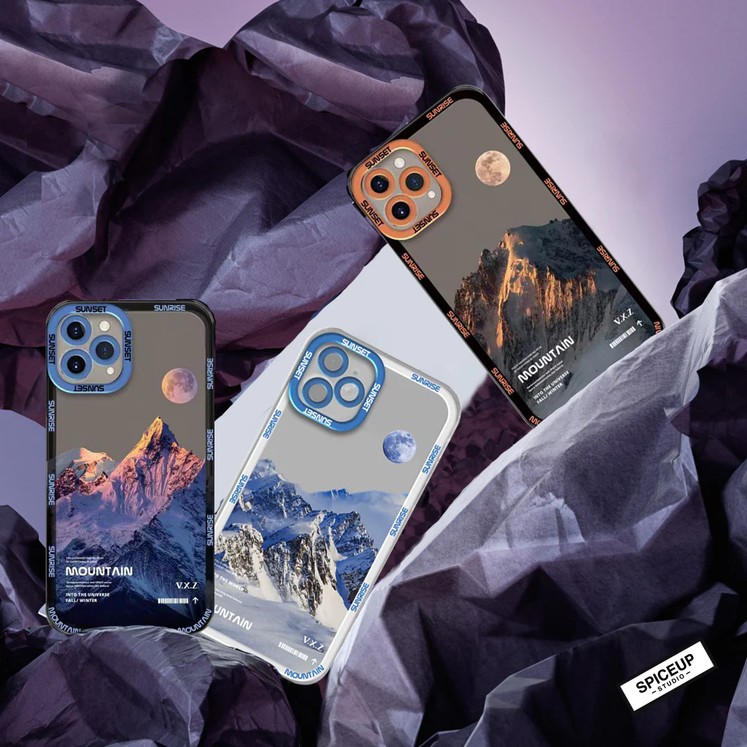 Transparent Phone Case | White Snow Mountain - Image 3
